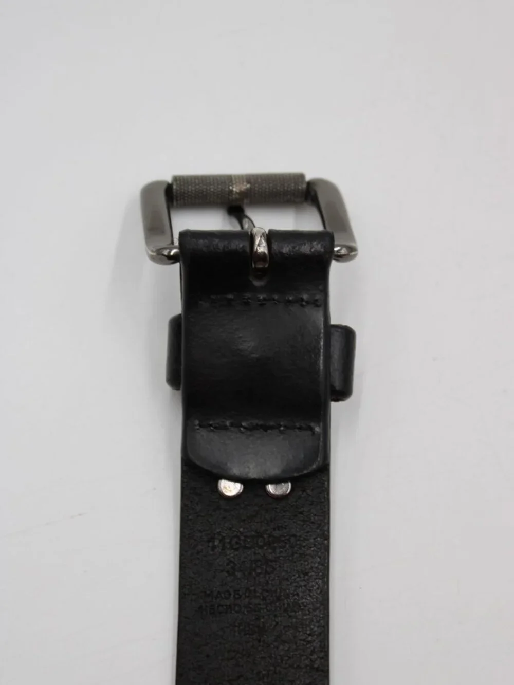 Dickies Genuine Leather Belt Mens Size 34 Black Casual Work 1.25